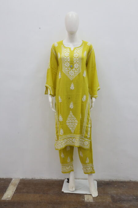 Mustard Yellow Lucknowi