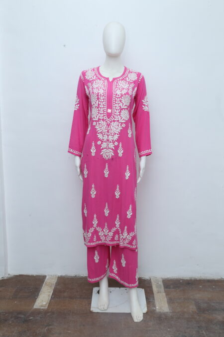 PINK LUCKNOWI FOR WOMEN