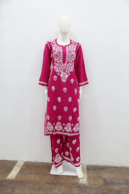 ROYAL PINK LUCKNOWI FOR WOMEN