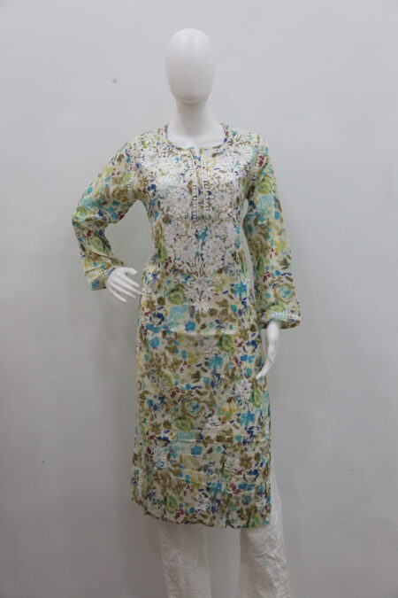 Modal Lucknowi Womens Wear