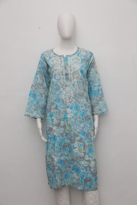 Torquoise Modal Lucknowi